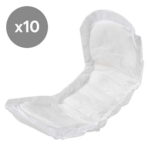 carriwell Lot de 10 Protège-slips Grossesse & Post-grossesse - Blanc