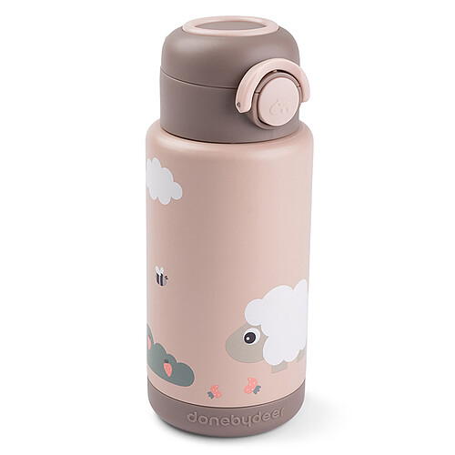 Done by Deer Gourde Isotherme Tiny Farm Rose - 340 ml