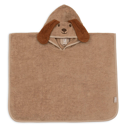 Jollein Poncho de Bain Éponge Pets - Diego Biscuit 