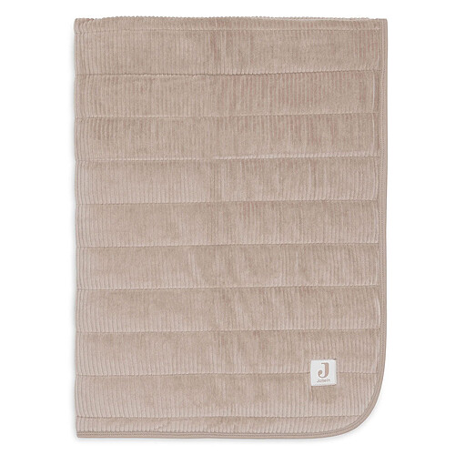 Jollein Couverture Berceau Velvet Rib - Milky Coffee