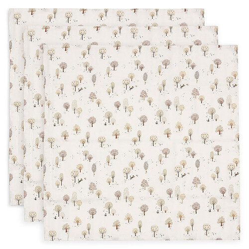 Jollein Lot de 3 Langes Gaze de Coton - Tiny Park