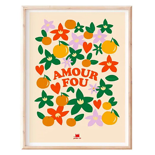 Ma petite vie Affiche Amour Fou - 40 x 30 cm