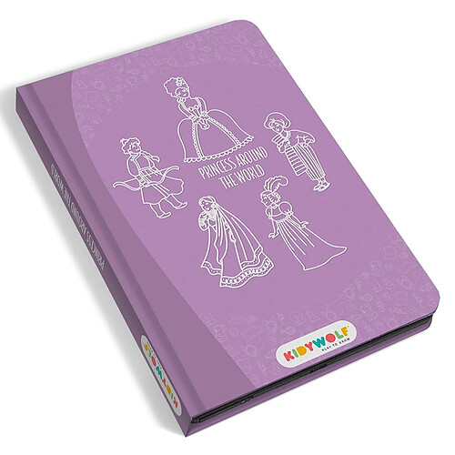 Kidywolf Tablette à dessin Kidydraw Mini - Princesses