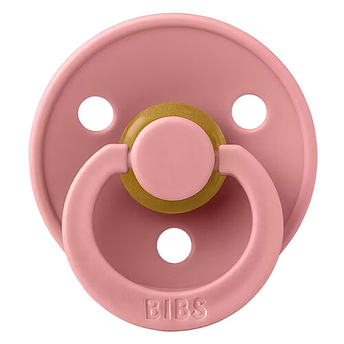 Bibs Sucette Ronde Colour Dusty Pink - 6/18 Mois
