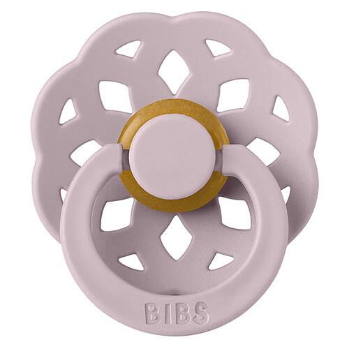 Bibs Sucette Ronde Boheme Dusky Lilac - 0/6 Mois