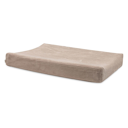 Jollein Housse Matelas à Langer Cloudy Rib - Milky Coffee