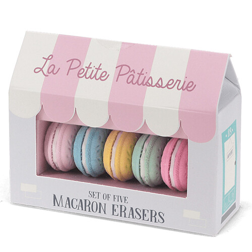 Rex London Gommes Macarons (Lot de 5)