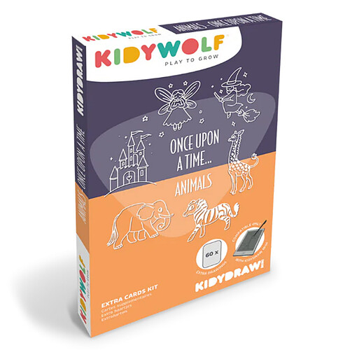 Kidywolf Recharges Kidydraw Mini - Il Etait Une Fois et Animaux