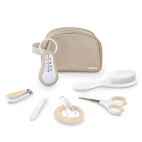 BÉABA Trousse de Toilette Nomade 7 Accessoires - Clay Earth 