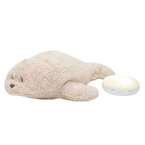 moonie Peluche Veilleuse Musicale Phoque - Sable