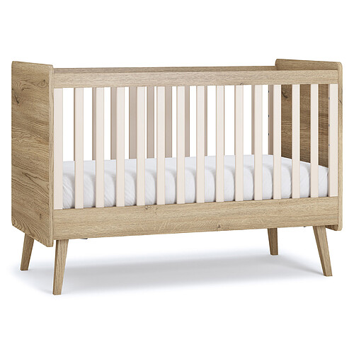 Vox Meubles Lit Bébé Evolutif Vintage Fresh Crème - 70 x 140 cm