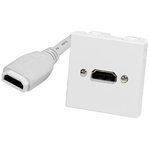 Plastron 45x45 HDMI femelle / femelle