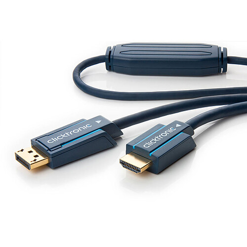 Clicktronic câble DisplayPort / HDMI (1 mètre)