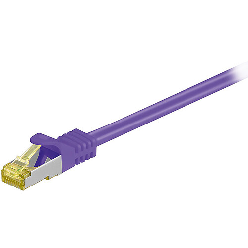 Cordon RJ45 catégorie 7 S/FTP 2 m (Violet)