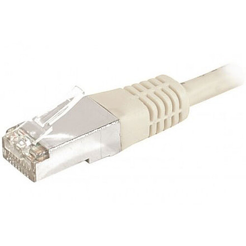 Cordon RJ45 catégorie 6a F/UTP 20 m (Beige)