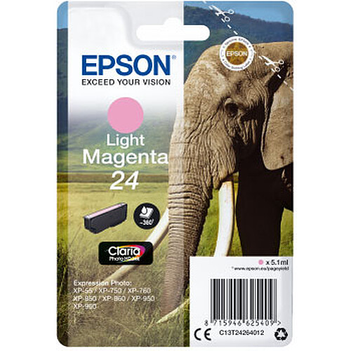 Epson Elephant 24 Magenta Clair