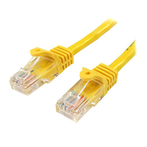 StarTech.com Câble réseau RJ45 Cat5e UTP sans crochet - M/M - 1 m - Jaune