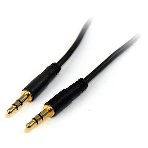 StarTech.com Câble jack audio de 3,5 mm - M/M - 3 m - Noir