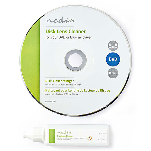 Nedis Nettoyant pour Lentille Lecteur de Disque