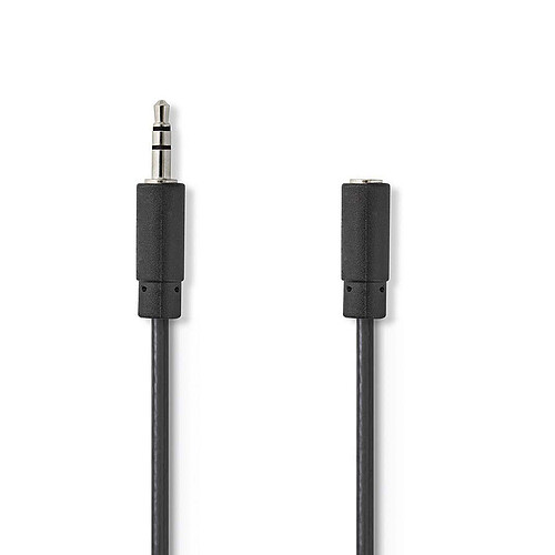 Nedis câble audio stéréo jack 3.5 mm M/F (5 mètres)