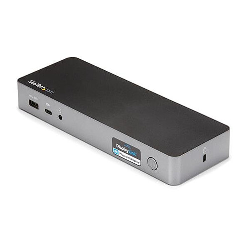 StarTech.com Station d'accueil USB Type-C/A 2 écrans - PD 60 W - 2x DP, 2x HDMI - 4x USB 3.0