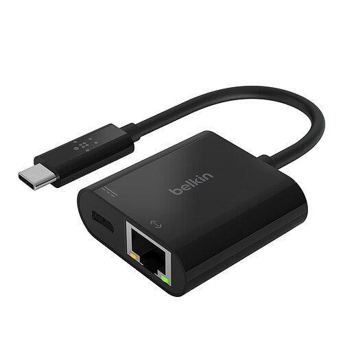 Belkin Adaptateur USB-C vers RJ45 Gigabit Ethernet passtrhough 60 W