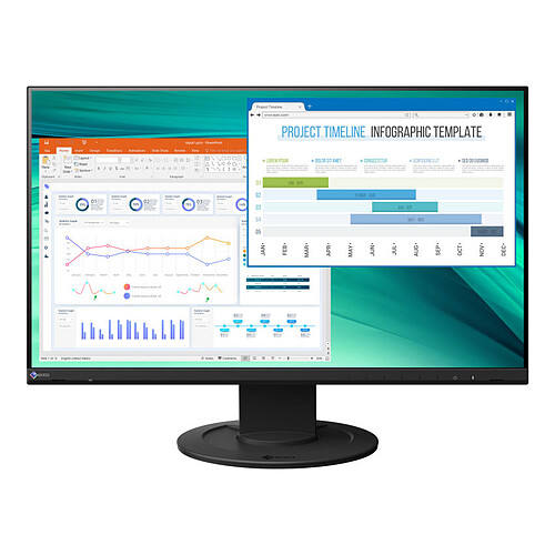 EIZO 23.8" LED - FlexScan EV2460 Noir