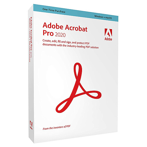 Adobe Systems Adobe Acrobat Pro 2020 - 1 utilisateur - Version boîte