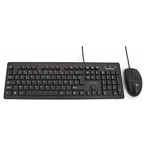 V7 Clavier et Souris Antimicrobien Lavable