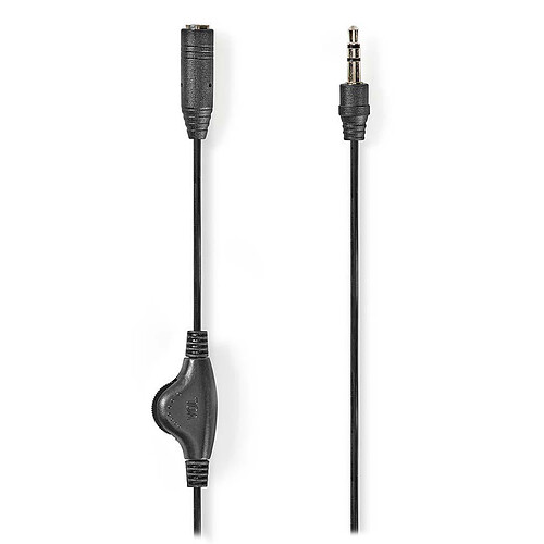 Nedis Rallonge Jack 3.5 mm (1m) + Contrôle volume