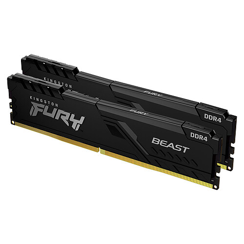 Kingston FURY Beast 32 Go (2 x 16 Go) DDR4 3200 MHz CL16 (KF432C16BBK2/32)