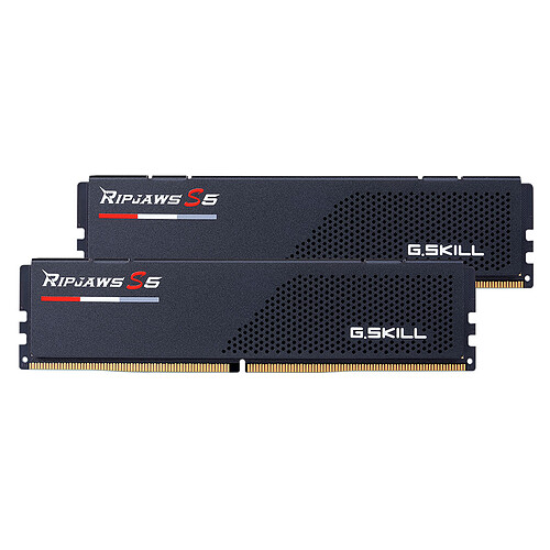 G.Skill RipJaws S5 Low Profile 32 Go (2 x 16 Go) DDR5 6400 MHz CL32 - Noir