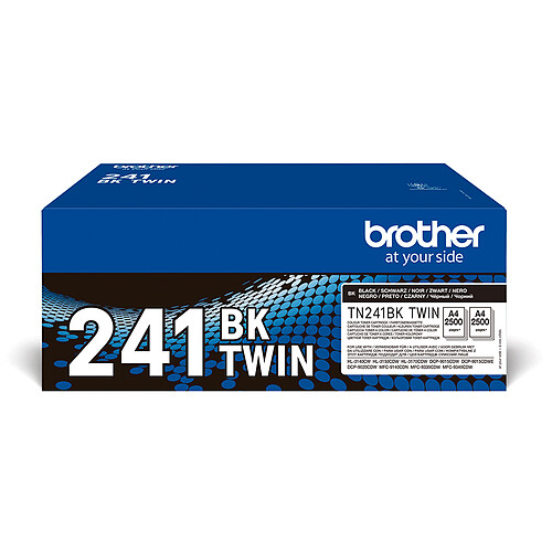 Brother TN-241BK Twin Pack (Noir)