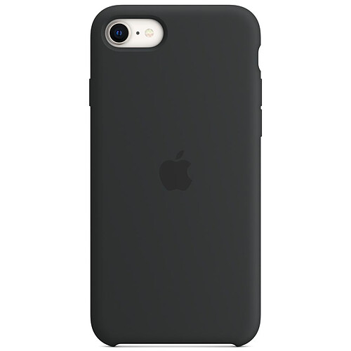 Apple Coque en silicone Minuit Apple iPhone SE (2022)