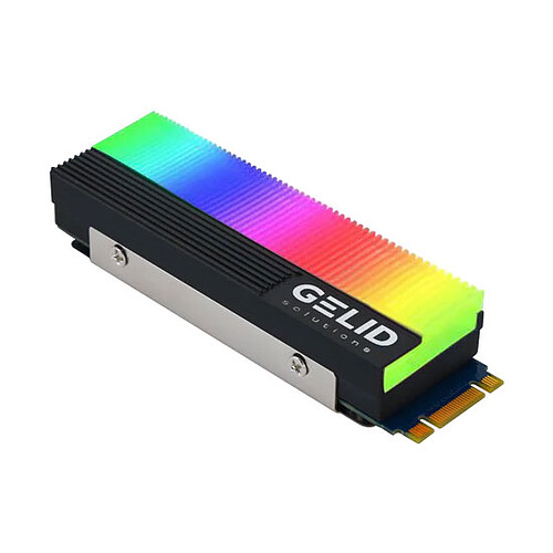 Gelid GLINT ARGB M.2 2280 SSD Cooler (M2-RGB-01)