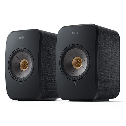 KEF LSX II Noir Carbone