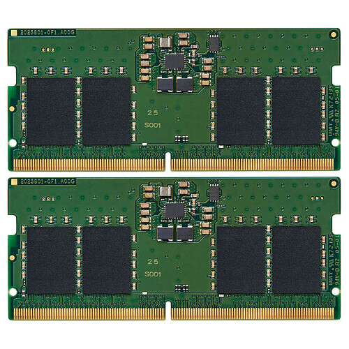 Kingston ValueRAM SO-DIMM 16 Go (2 x 8 Go) DDR5 5200 MHz CL42 SR X16