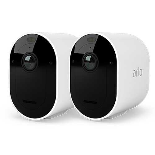 Arlo Pro 5 Spotlight - Pack 2 Caméras 2K+ HDR - Blanc (VMC4260P-200EUS) 