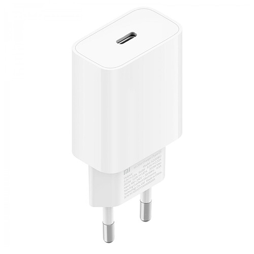 Xiaomi Mi 20W Charger USB-C Blanc