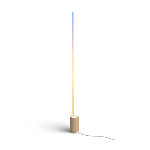 Philips Hue Gradient Signe Lampadaire (Blanc/Bois)