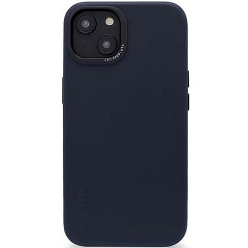 DECODED Coque en cuir pour iPhone 14 Bleu