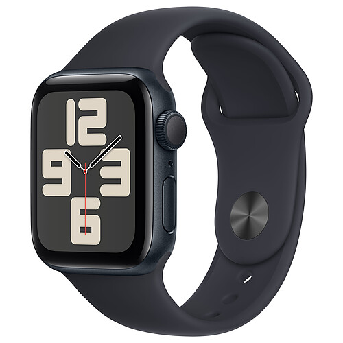 Apple Watch SE GPS (2023) Midnight Aluminium Bracelet Sport Band Midnight 40 mm - M/L