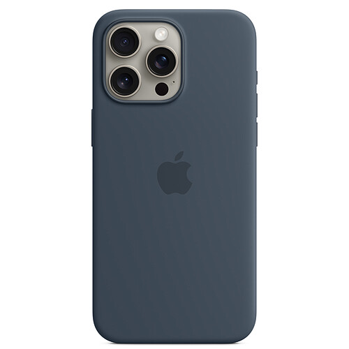 Apple Silicone Case with MagSafe Bleu Orage Apple iPhone 15 Pro Max