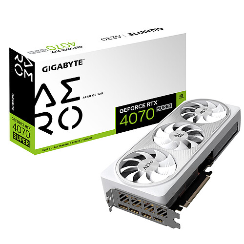 Gigabyte GeForce RTX 4070 SUPER AERO OC 12G