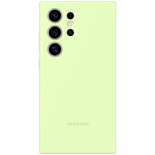 Samsung Coque Silicone Vert Clair Galaxy S24 Ultra