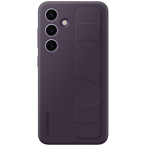 Samsung Coque Silicone Lanière Violet Galaxy S24