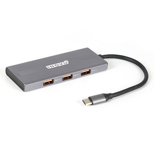 INOVU Hub USB-C vers 3x USB-A, 3x USB-C et 1x USB-C 100W