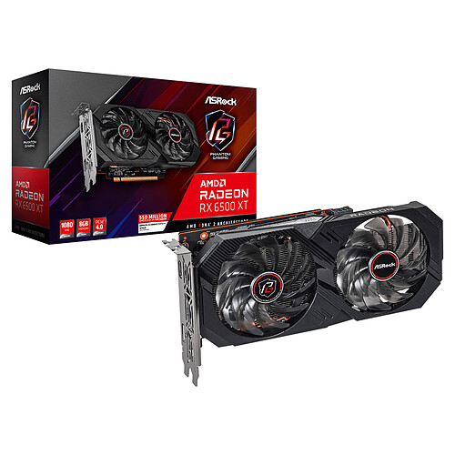 ASRock Radeon RX 6500 XT Phantom Gaming 8GB