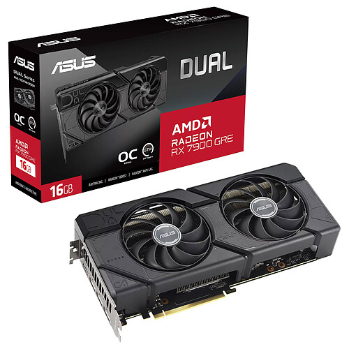 ASUS DUAL Radeon RX 7900 GRE OC Edition 16GB GDDR6 