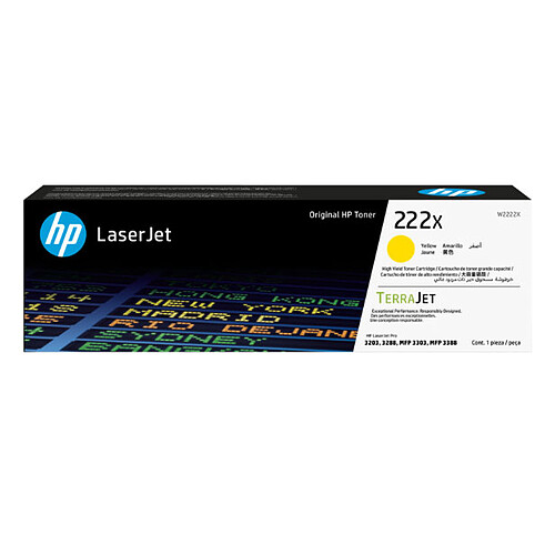 HP 222x (W2222X) - Jaune